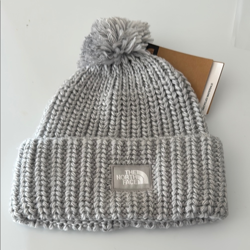 NWT North Face Pom Pom winter hat.